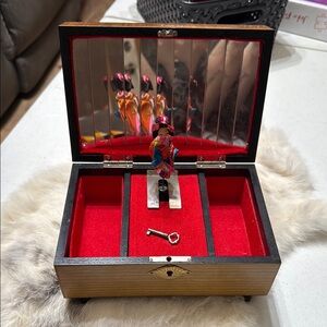 1950s Vintage Japanese Jewelry or Trinket Box